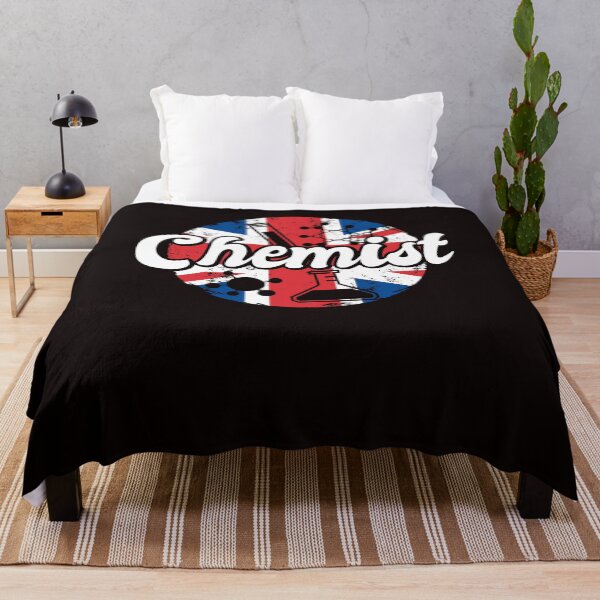 Artikelvorschau, Chemist UK Great Britain Flag Labor Chemistry Lab Tech entworfen und verkauft von TomGiantDesigns.