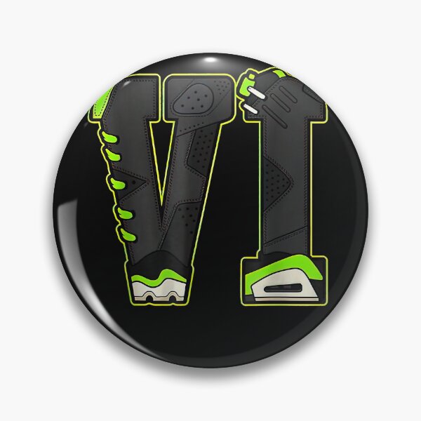 Item preview, VI Graphic Tee Match Jordan 6 Electric Green  designed and sold by JustineThiem.