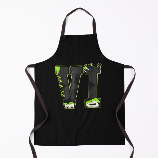 Aperçu de l'œuvre T-shirt graphique VI Match Jordan 6 vert électrique créée et vendue par JustineThiem.