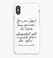 The Little Prince quote 002 iPhone Case
