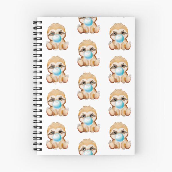 Item preview, Baby Sloth Blue Bubble Gum designed and sold by MonkeyBizness.