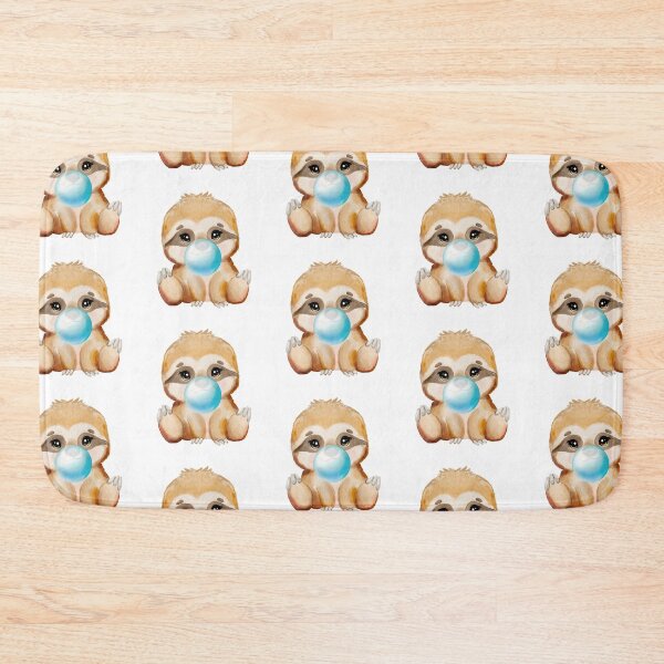 Item preview, Baby Sloth Blue Bubble Gum designed and sold by MonkeyBizness.