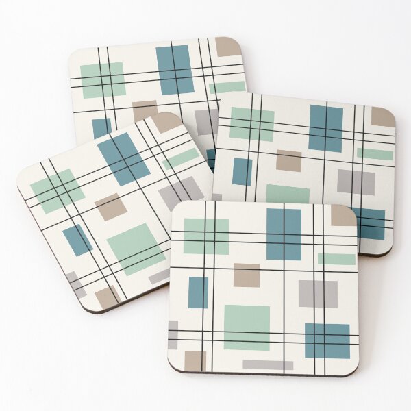Item preview, Mid Century Modern Geometric 2 designed and sold by thepixelgarden.