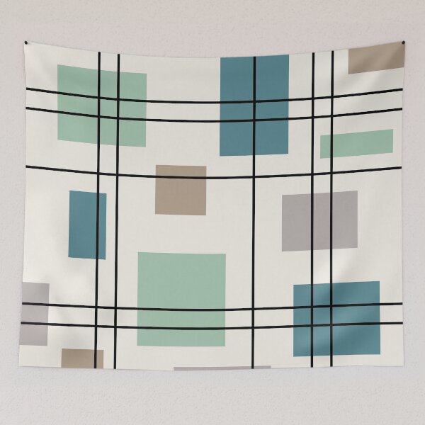 Item preview, Mid Century Modern Geometric 2 designed and sold by thepixelgarden.