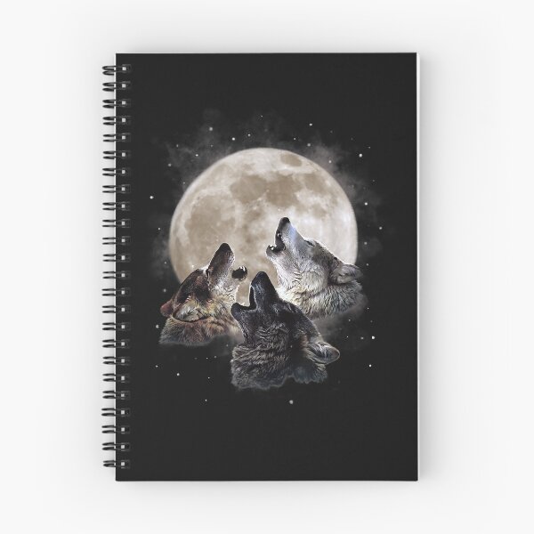 Item preview, Three Wolves Howling at the Moon - designed and sold by JustineThiem.