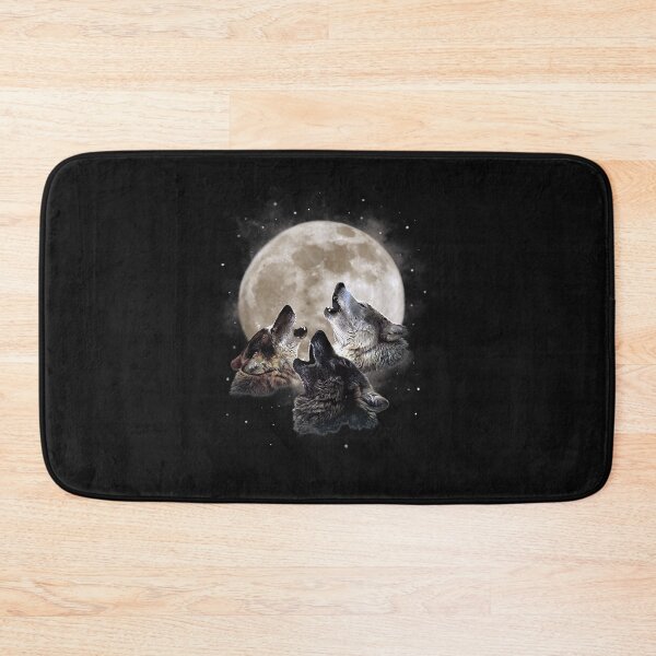 Item preview, Three Wolves Howling at the Moon - designed and sold by JustineThiem.