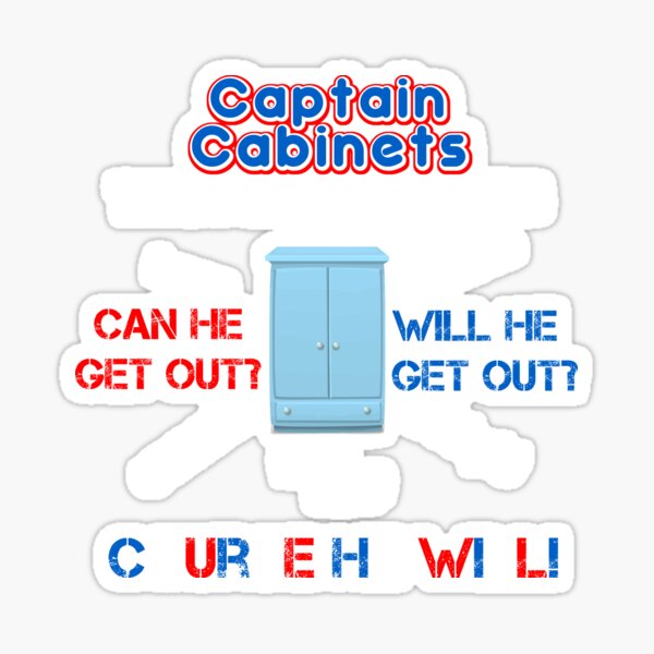 Captain Cabinet Sticker