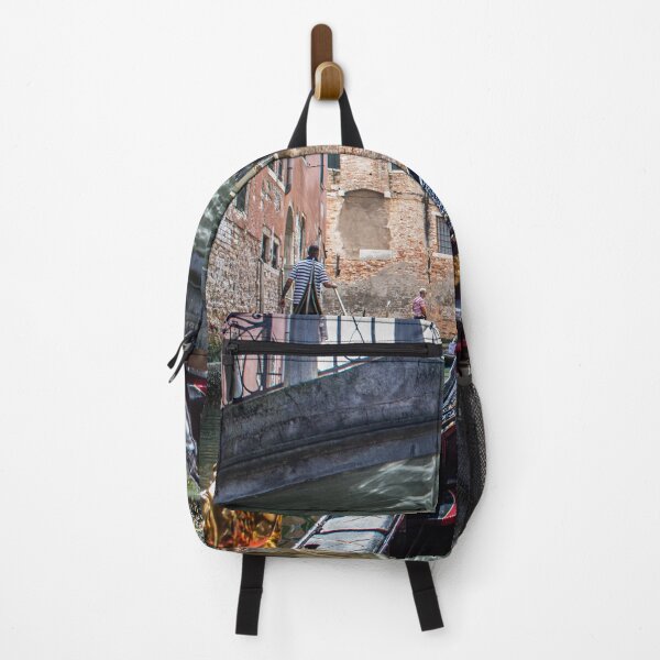 Item preview, View of bridge in venice canal from a heritage boat  designed and sold by anisbbmbrush.