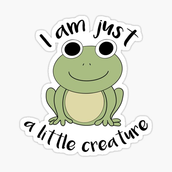 Little Creature Frog Sticker