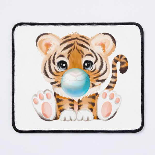Item preview, Baby Tiger Blue Bubble Gum designed and sold by MonkeyBizness.