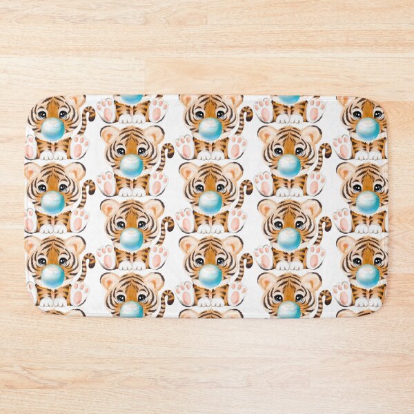 Item preview, Baby Tiger Blue Bubble Gum designed and sold by MonkeyBizness.
