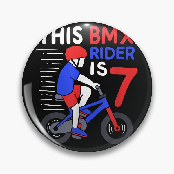 Item preview, Este BMX Rider es 7 Funny 7th Birthday Kid BMXer Apparel designed and sold by JustineThiem.