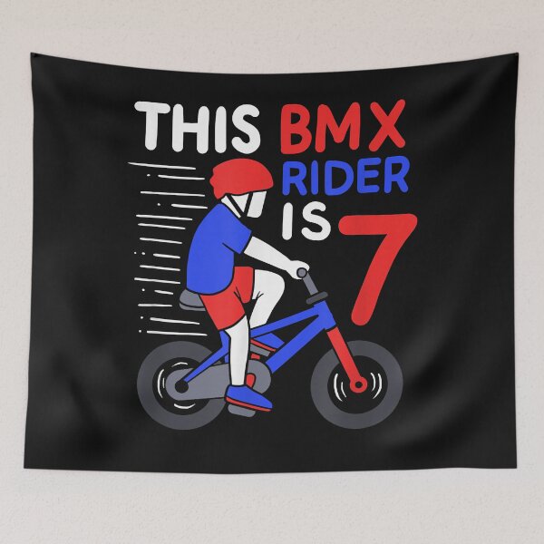 Item preview, Este BMX Rider es 7 Funny 7th Birthday Kid BMXer Apparel designed and sold by JustineThiem.