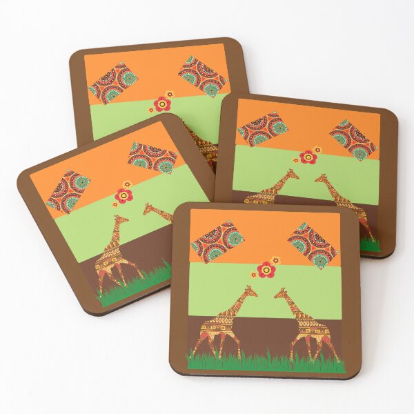 Item preview, African Safari Long Neck Giraffes  designed and sold by Bermygirl.