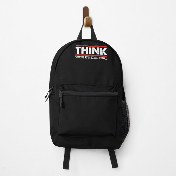 Item preview, Think While It's Still Legal Men's Crew Neck Cotton designed and sold by JustineThiem.