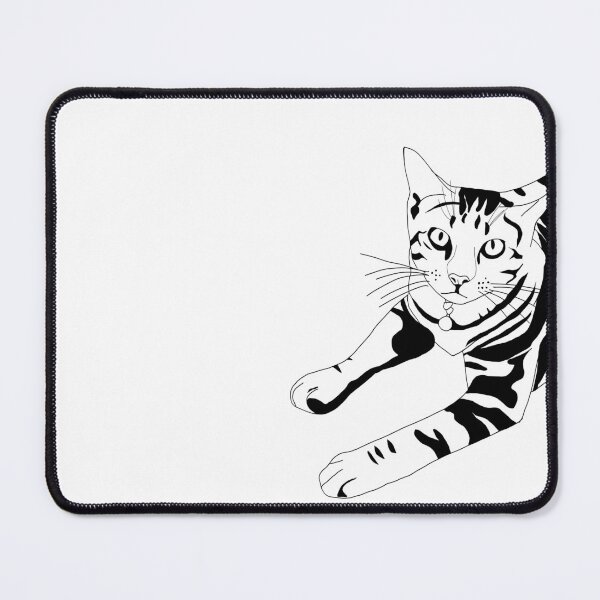 Item preview, gato medio cuerpo designed and sold by artsimo.