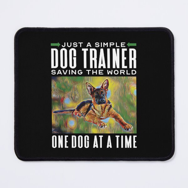 Item preview, Dog Trainer Saving the World, Dog Training Quote, German Shepherd Dog Photo to Art designed and sold by arlutai.