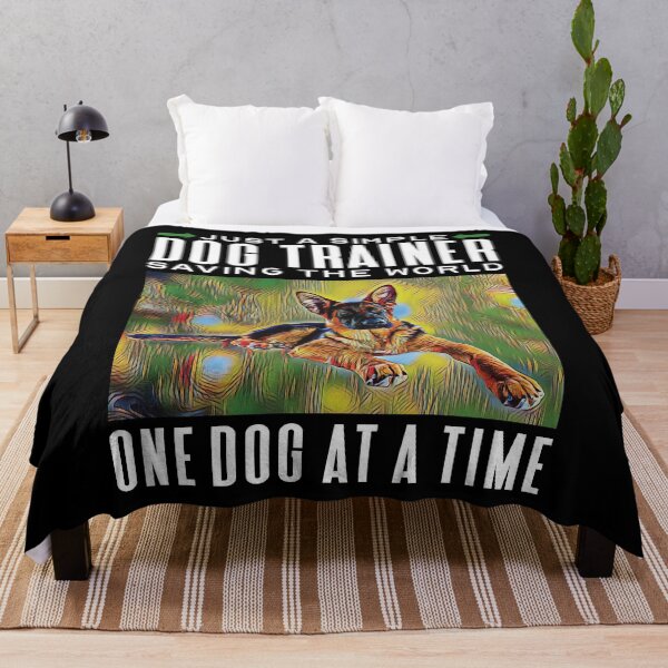 Item preview, Dog Trainer Saving the World, Dog Training Quote, German Shepherd Dog Photo to Art designed and sold by arlutai.