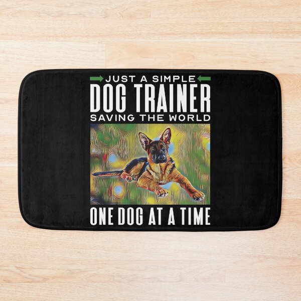 Item preview, Dog Trainer Saving the World, Dog Training Quote, German Shepherd Dog Photo to Art designed and sold by arlutai.