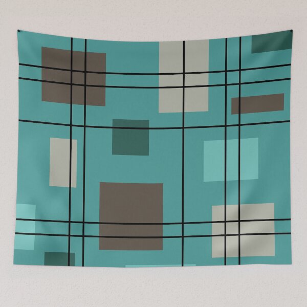 Item preview, Mid Century Modern Geometric 8 designed and sold by thepixelgarden.