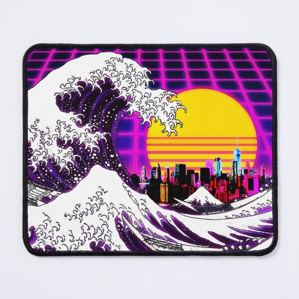 Item preview, Great Wave Retro 80s Aesthetic designed and sold by ind3finite.