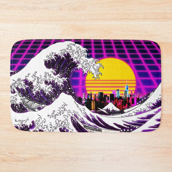 Item preview, Great Wave Retro 80s Aesthetic designed and sold by ind3finite.