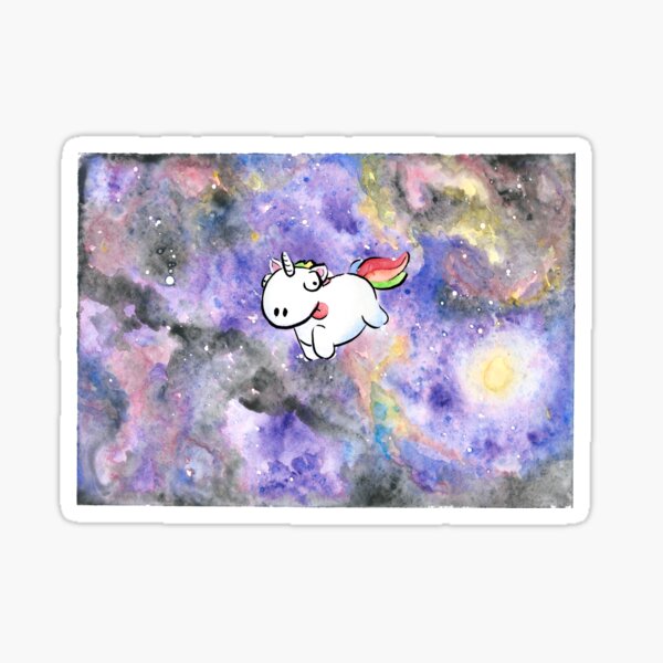 Space unicorn Sticker