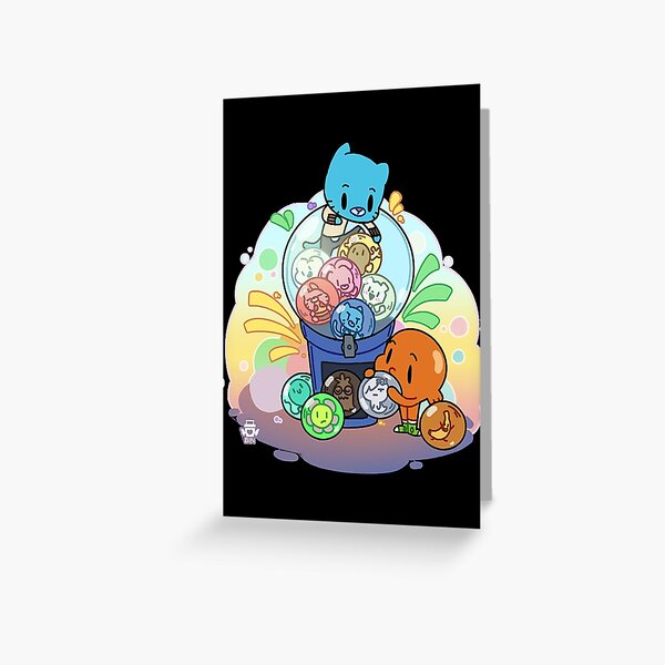 Gumball Family Greeting Card by Cholil Jr