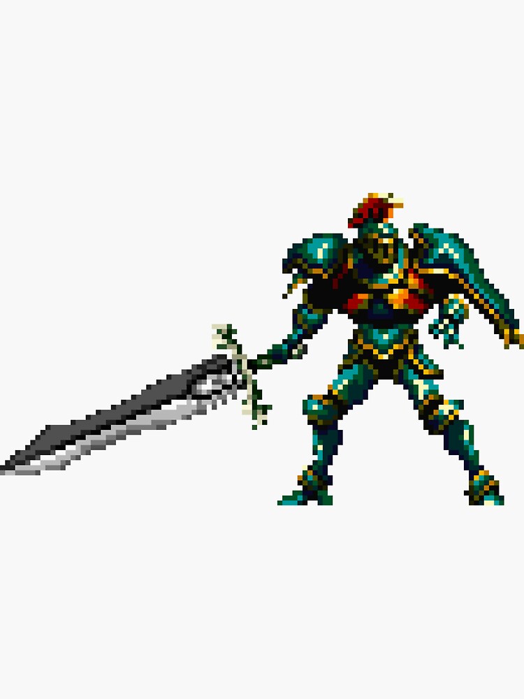 "sword lord SOTN" Sticker by alurichter Redbubble