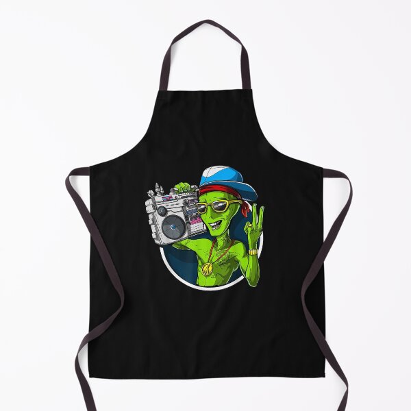 Item preview, Space Alien Old School Boombox Hip Hop Rap Music Gangsta designed and sold by JustineThiem.