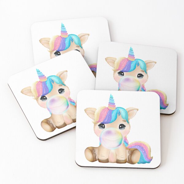 Item preview, Baby Unicorn Rainbow Bubble Gum designed and sold by MonkeyBizness.