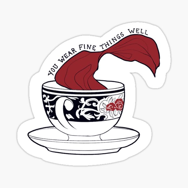 Item preview, You wear fine things well - Gentlebeard Tattoo Design designed and sold by faeeebaeee.