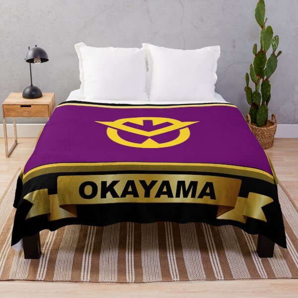 Item preview, OKAYAMA Prefecture Flag Gifts, Masks, Stickers & Products (N) designed and sold by mpodger.