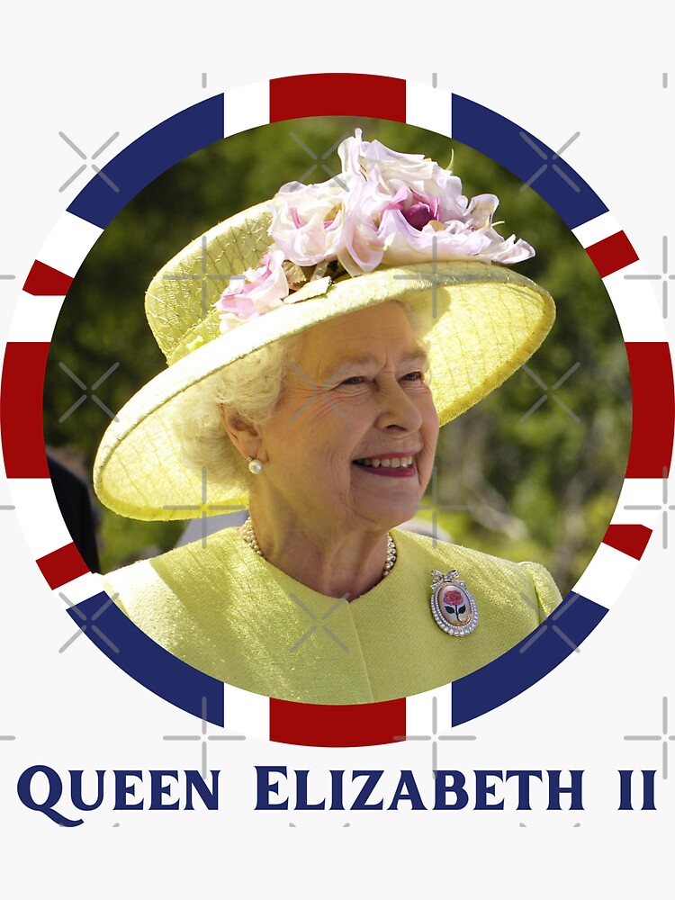 Queen's Platinum Jubilee, 1952-2022, Queen Elizabeth II Patch with Union Jack Boarder by milldogstation