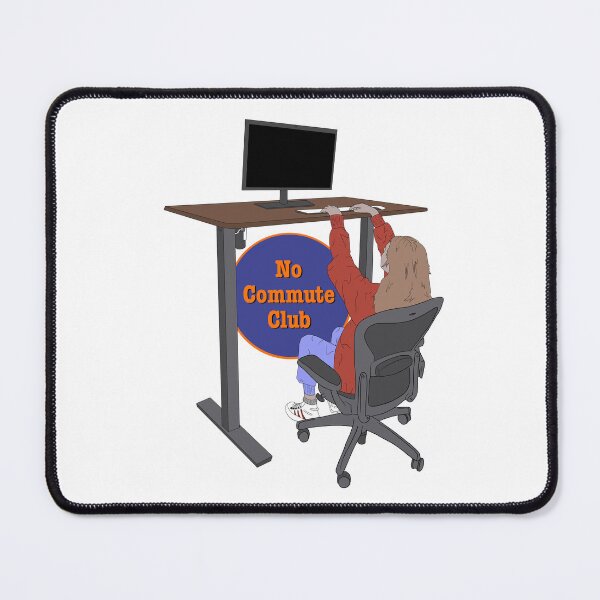 Item preview, No Commute Club - Stand Up Desk designed and sold by BubbleDesigns4U.