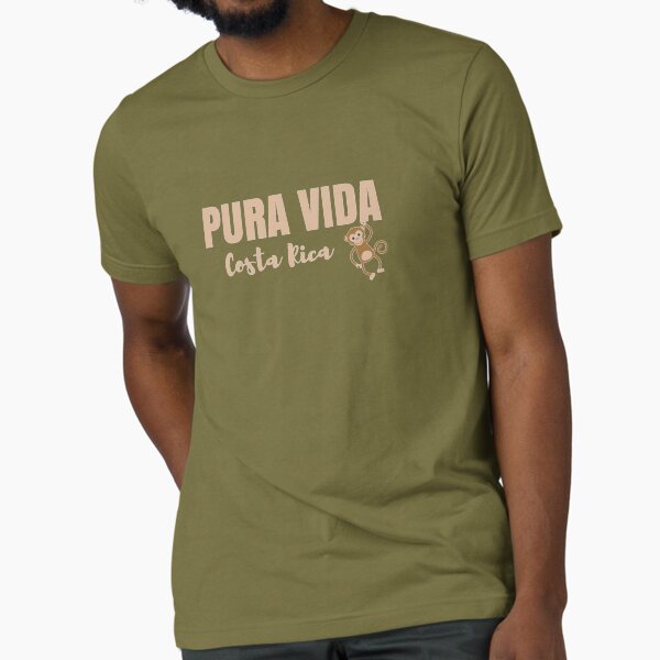 Item preview, Costa Rica Pura Vida Monkey designed and sold by WaderTees.