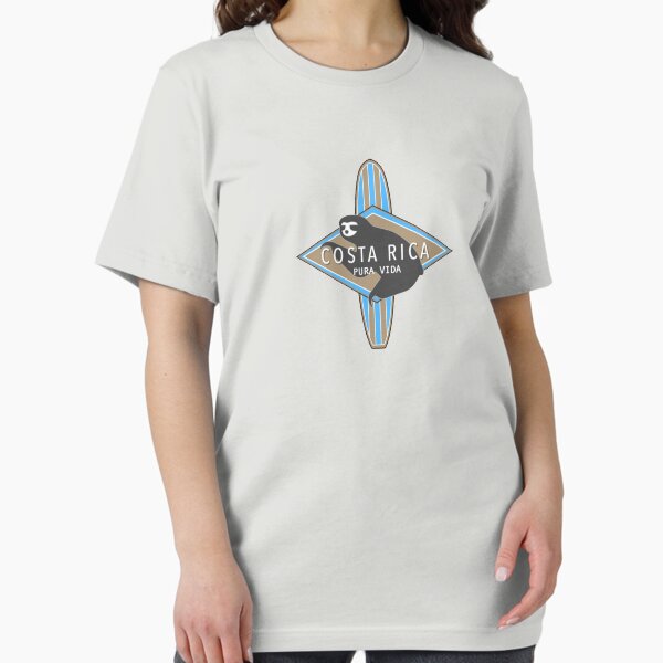 Item preview, Costa Rica Surfing Sloth Logo designed and sold by WaderTees.