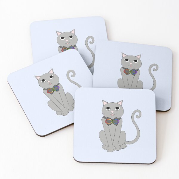 Item preview, Neurodivergent Cat designed and sold by moonshadowmaker.