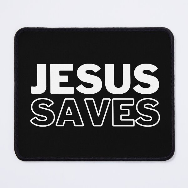 Item preview, Jesus Saves | Black & White designed and sold by KarolinaPaz.