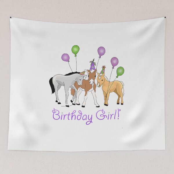 Item preview, Birthday Girl Horse and Pony Party  designed and sold by BrettPorter2612.