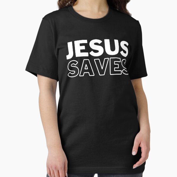 Item preview, Jesus Saves | Black & White designed and sold by KarolinaPaz.