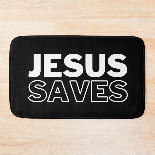 Item preview, Jesus Saves | Black & White designed and sold by KarolinaPaz.