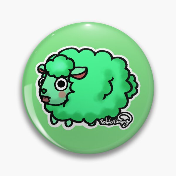 Item preview, Cute Green Sheep! by RedZenDesignz designed and sold by RedZenDesignz.