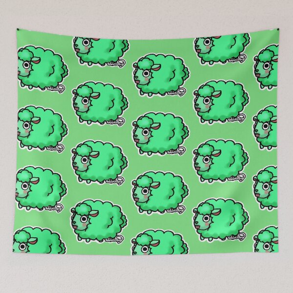 Item preview, Cute Green Sheep! by RedZenDesignz designed and sold by RedZenDesignz.