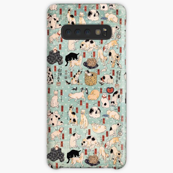 Ukiyo-e Cats by Utagawa Kuniyoshi (1798-1861) Samsung Galaxy Snap Case