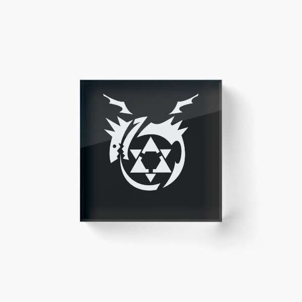 Item preview, Hardship Strange Look Homeless Splash White Homunculus Symbol Fullmetal Alchemist Vintage designed and sold by WestoverSpring.