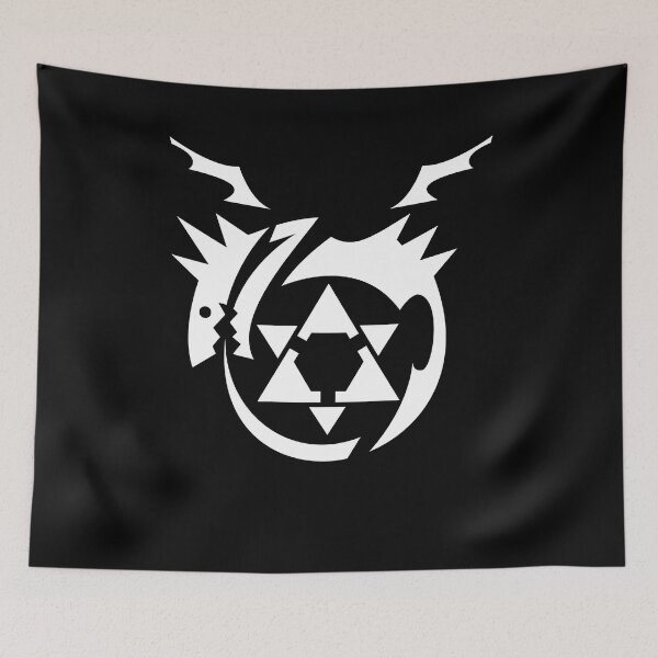 Item preview, Hardship Strange Look Homeless Splash White Homunculus Symbol Fullmetal Alchemist Vintage designed and sold by WestoverSpring.