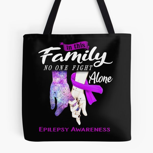 Item preview, In This Family No One Fights Alone EPILEPSY Awareness designed and sold by Mnrshirley.