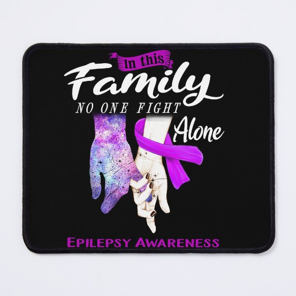 Item preview, In This Family No One Fights Alone EPILEPSY Awareness designed and sold by Mnrshirley.
