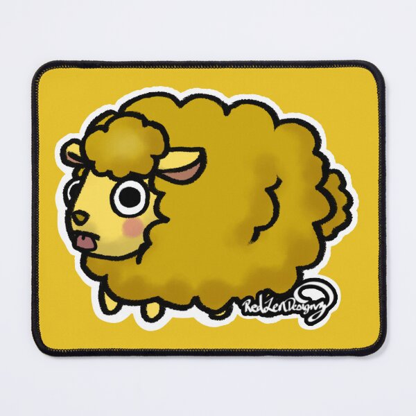 Item preview, Cute Yellow Sheep! by RedZenDesignz designed and sold by RedZenDesignz.